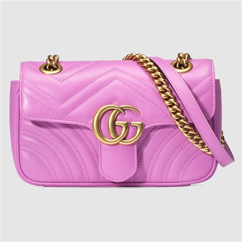 pink gucci marmont